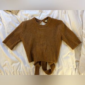 Forever 21 Backless Sweater Top